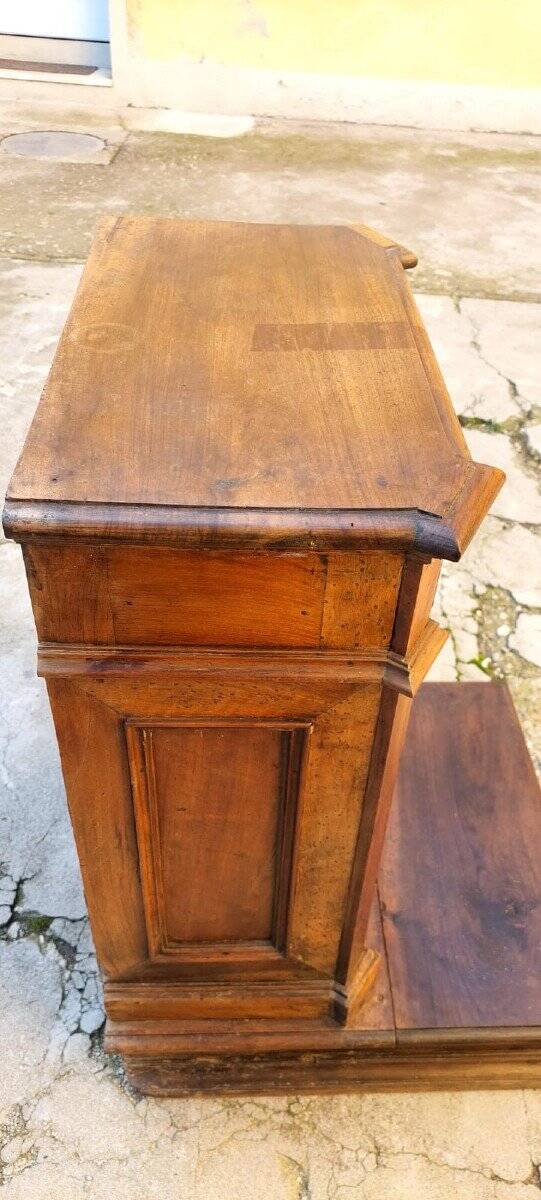 Antique kneeler with 4 drawers, Italy, early 18th century