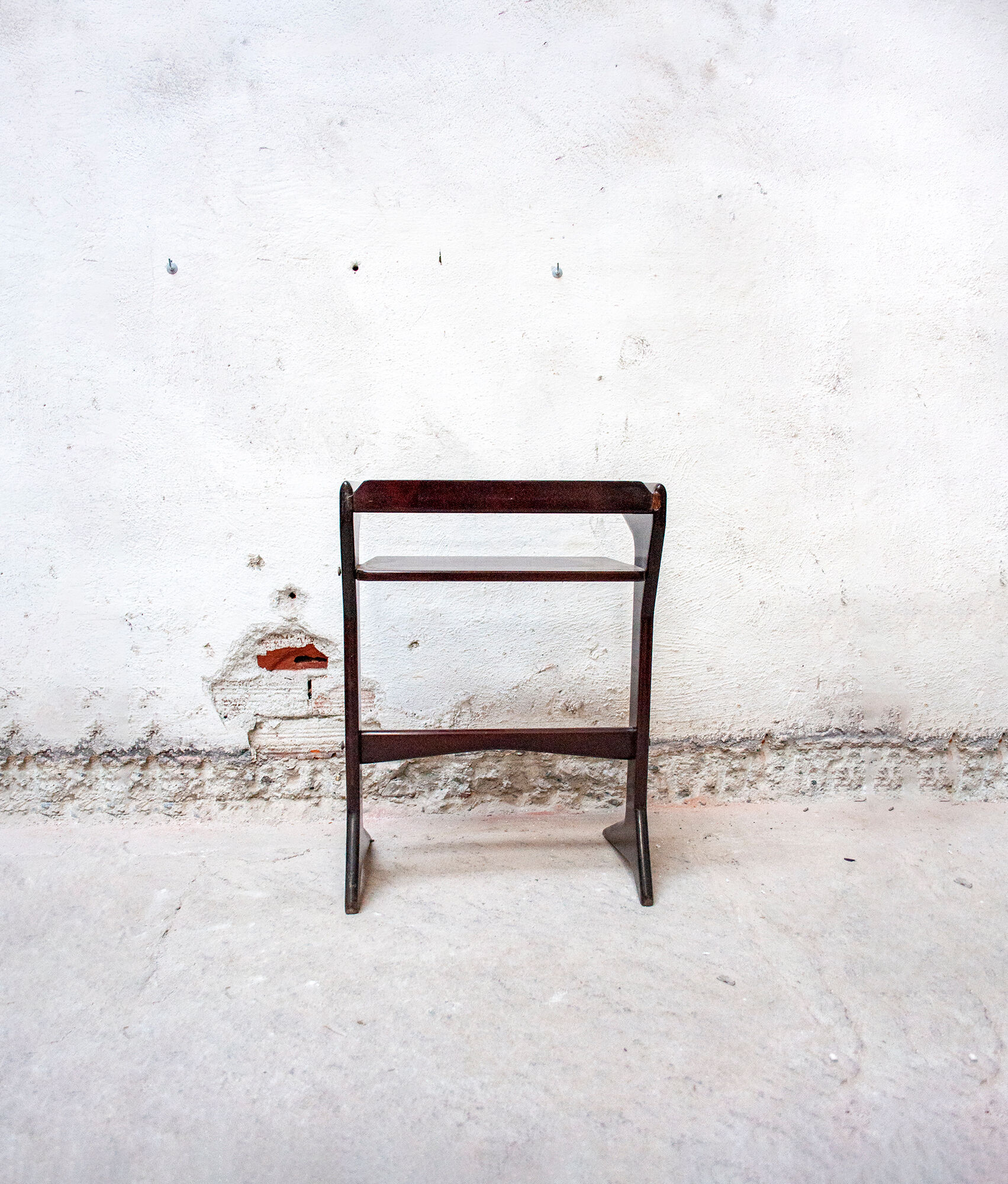 Mahogany coffee table by Ico Parisi for De Baggis Italia 1950s