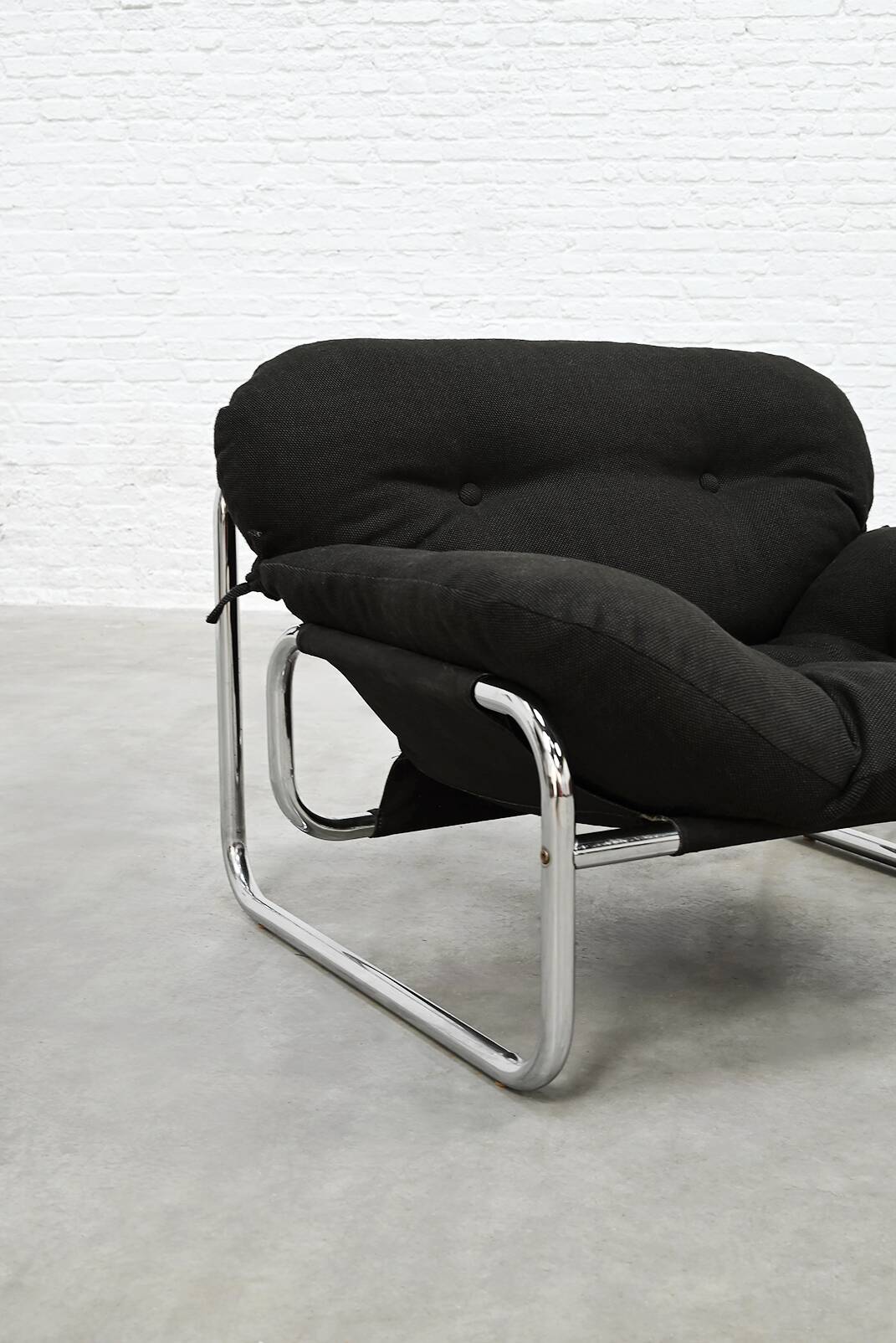 Johan Bertil Häggström Tubular Lounge Chair for Swed-Form, Sweden, 1970s