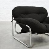 Johan Bertil Häggström Tubular Lounge Chair for Swed-Form, Sweden, 1970s