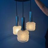 Vintage Frosted Glass Cascade Pendant Light