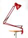 Red Vintage Task Lamp with Clamp – L.S.A. 101 – Retro Industrial Design