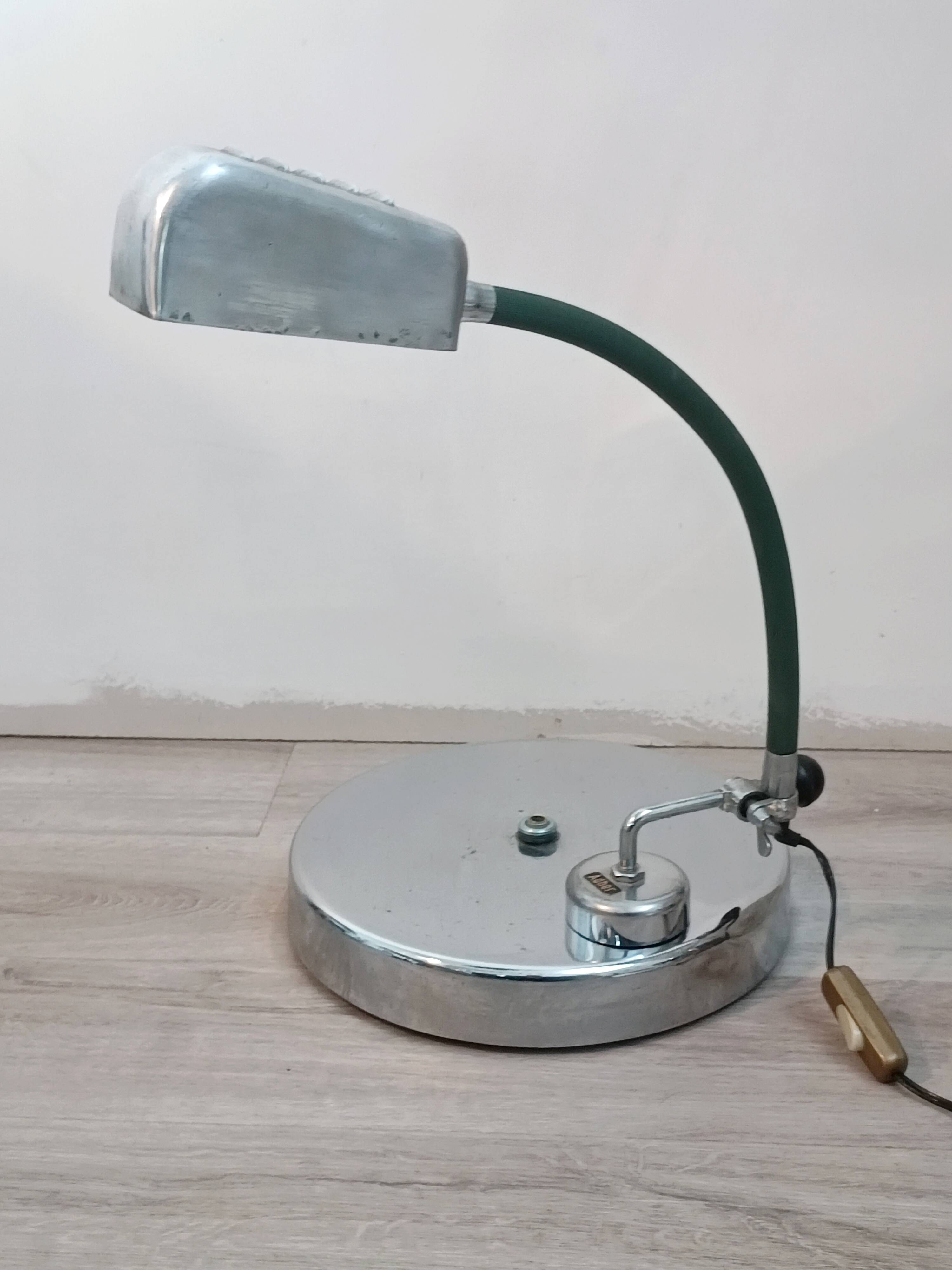Magnetic industrial lamp by Adher (Jieldé) 1950s