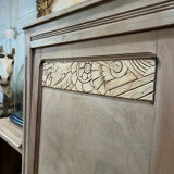 Asymmetrical vintage Art Deco wardrobe