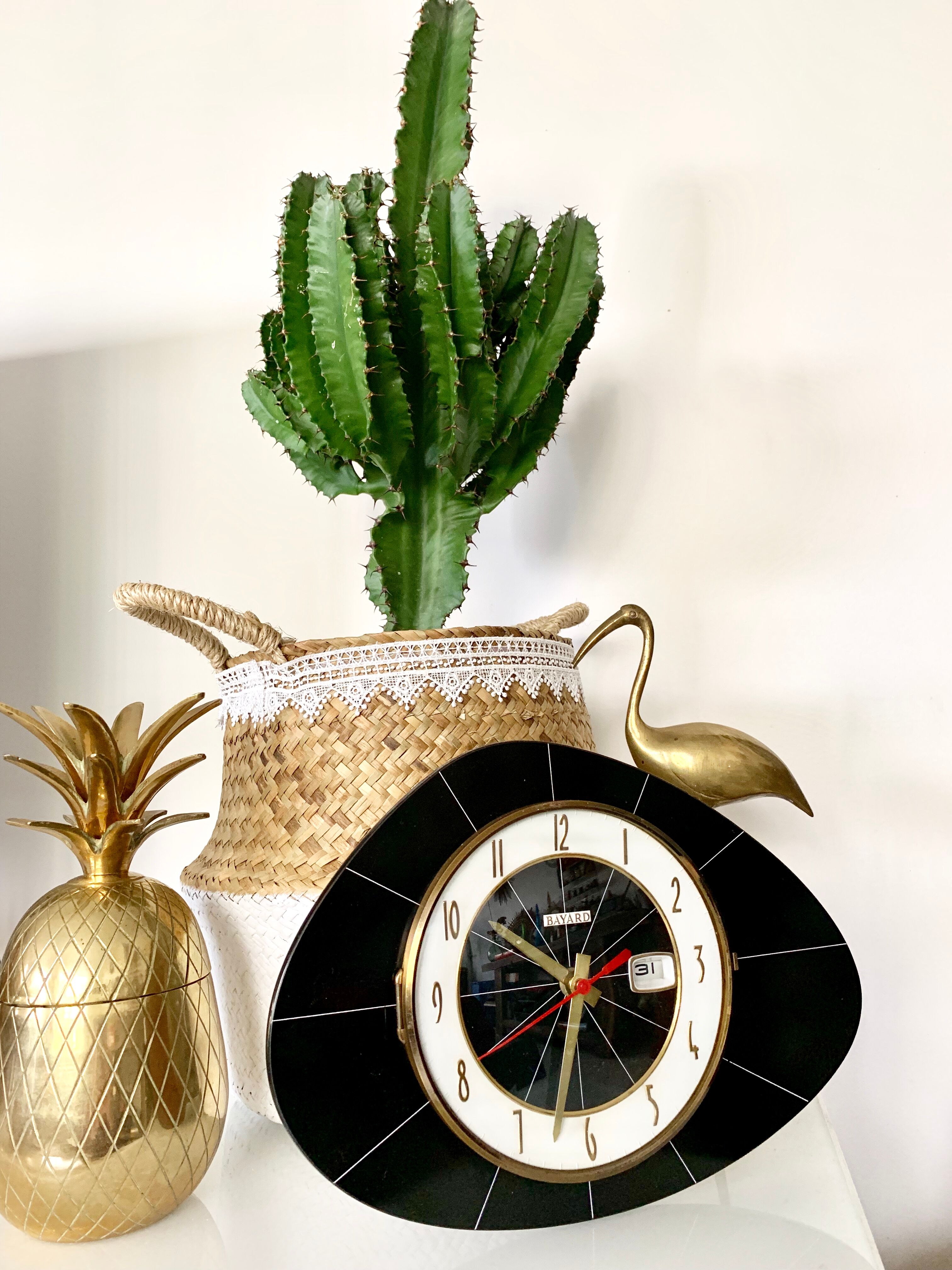 Pendulum Bayard vintage formica