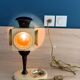 Rare Aldo Tura Lantern Table Lamp, Italy, circa 1950. Signed Tura, Model 907.