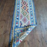 Handmade Persian Qashqai hallway rug 209x64cm
