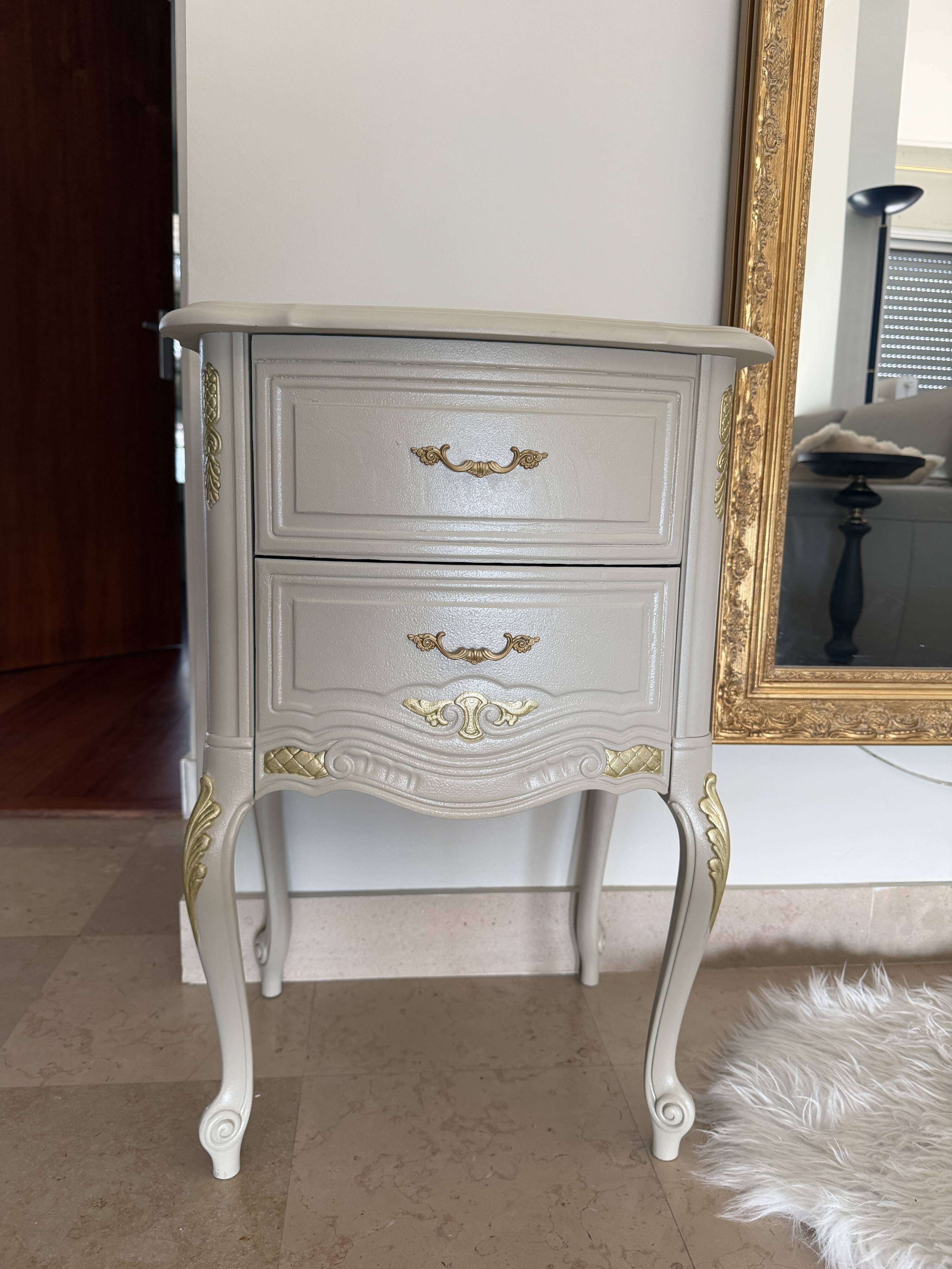 Renovated Louis XV style bedside tables - Elegance & character