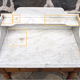 Wooden and marble toilet furniture