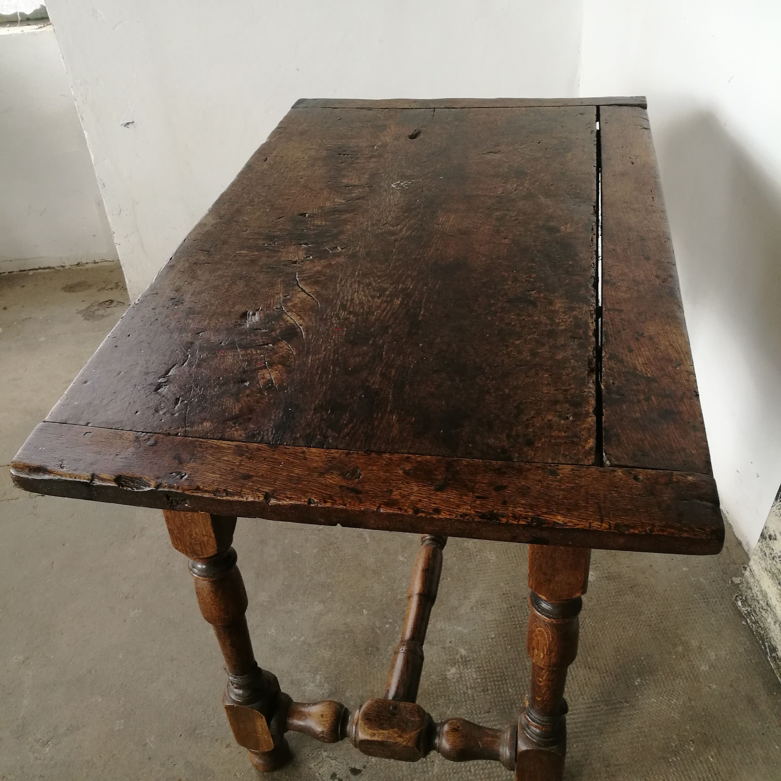 18th century oak farm table