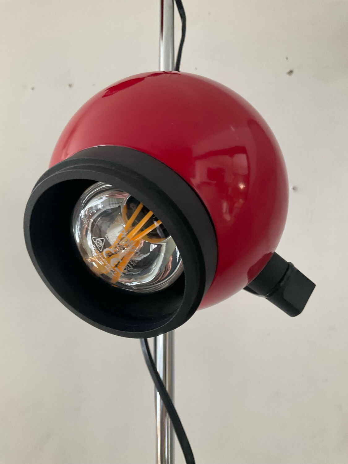 Lampadaire Eyeball double spot des années 70-80