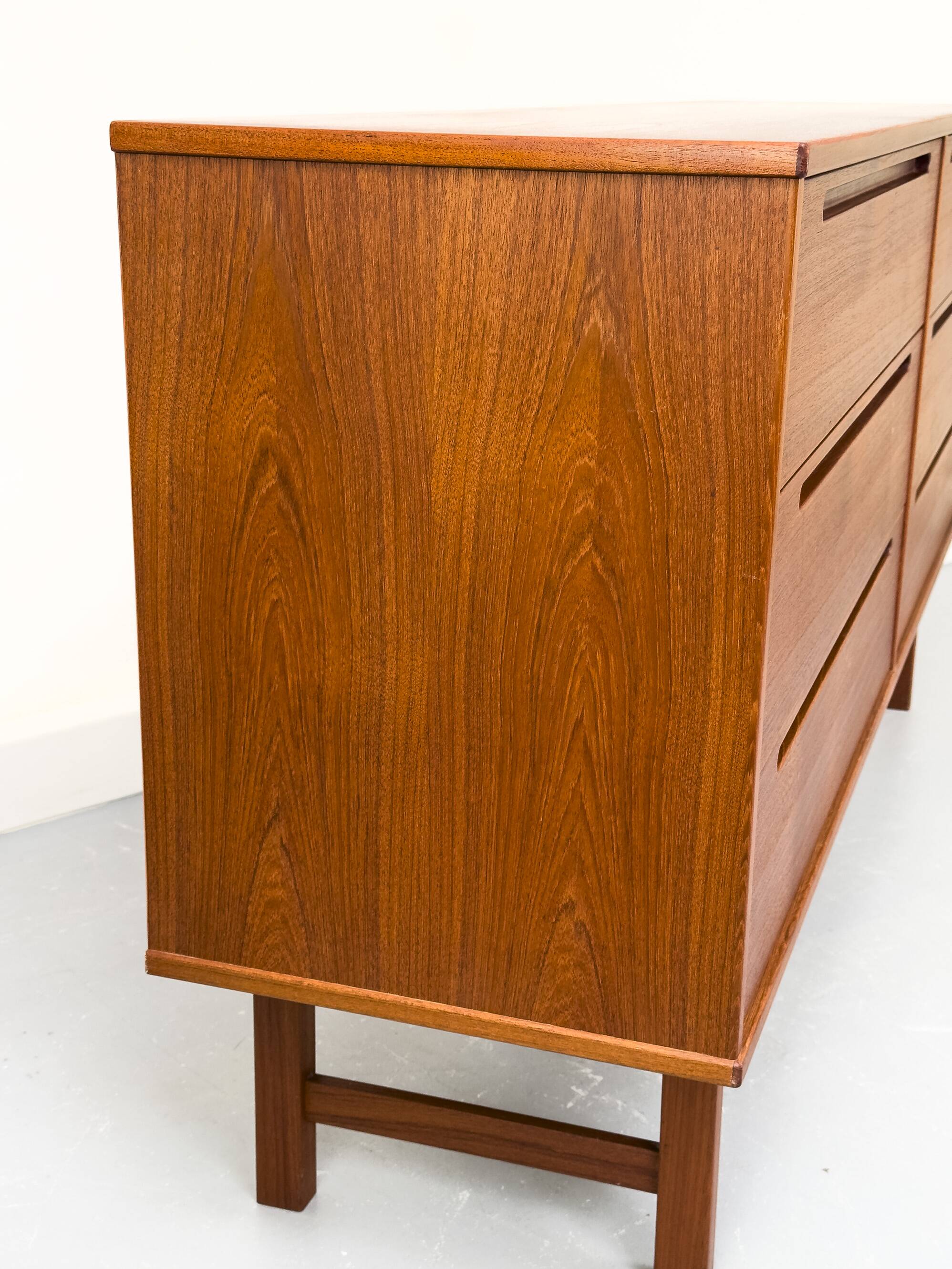 Large Teak Chest of Drawers from Tørring / HJN Møbelfabrik, 1960s