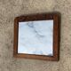 Miroir Art Deco ancien 38x36cm