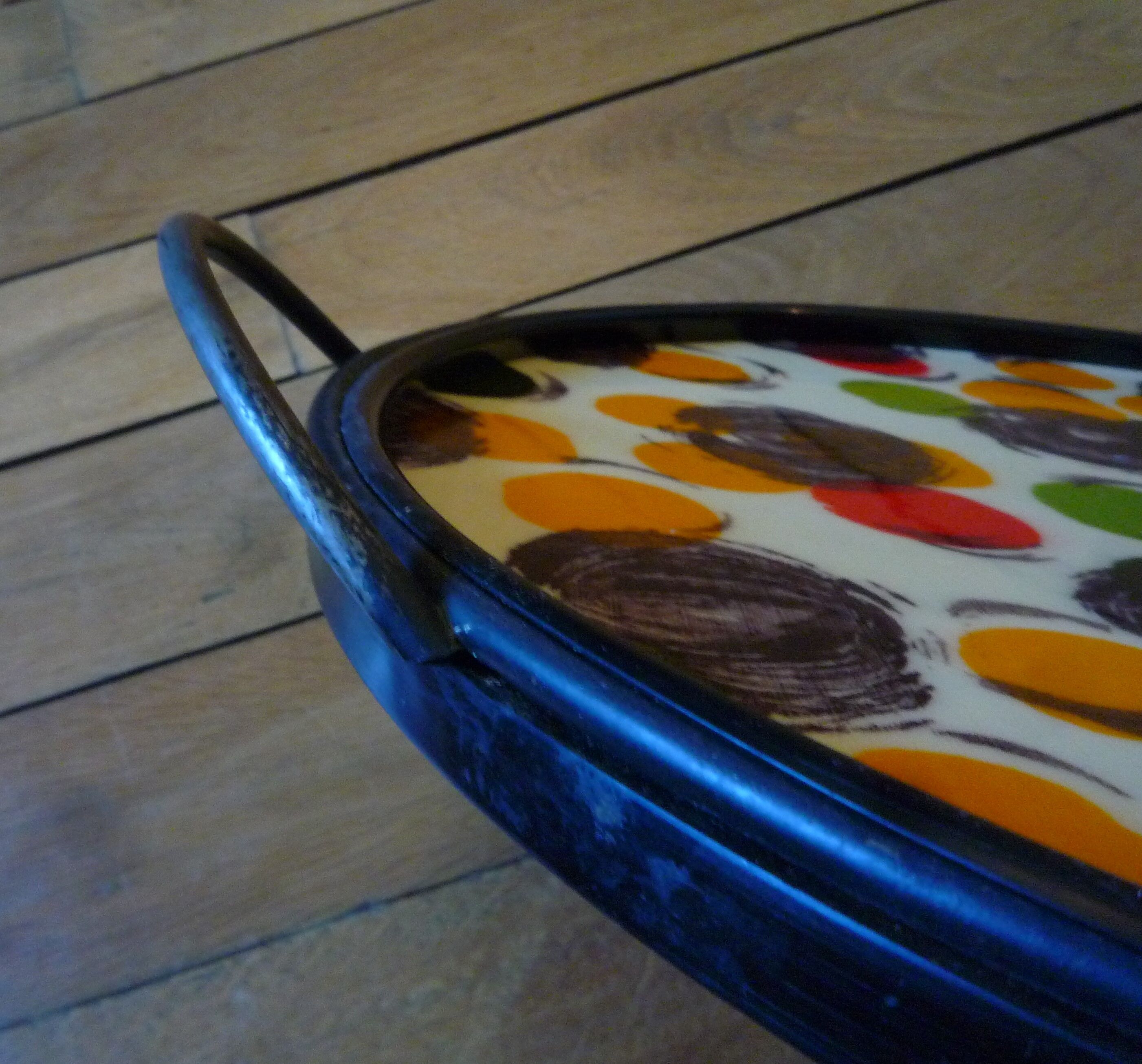 Melamine tray vintage 60s