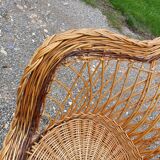 Emmanuelle wicker armchair