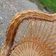 Emmanuelle wicker armchair
