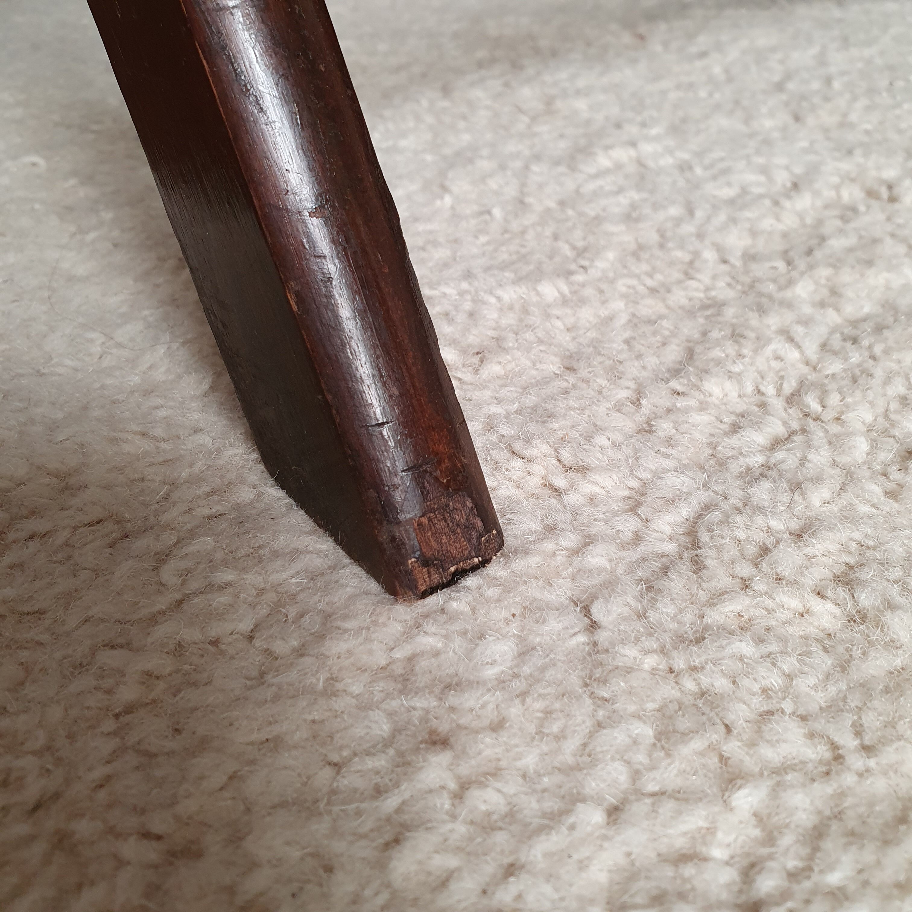 Pair of folding chairs canned 60s