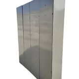 Set of 4 industrial column workshop furniture with Roneo flaps