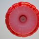 Suspension Putzler en opaline rouge vintage 1970s