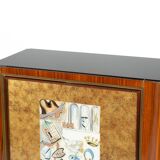 Mid-century modern bar cabinet by Paolo Buffa, 1950s.