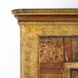 Painted Folk Art Bridal Cupboard