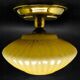 Art Deco pendant lamp, Poland, 1950s