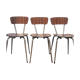 Lot of 3 chairs in formica