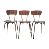Lot of 3 chairs in formica