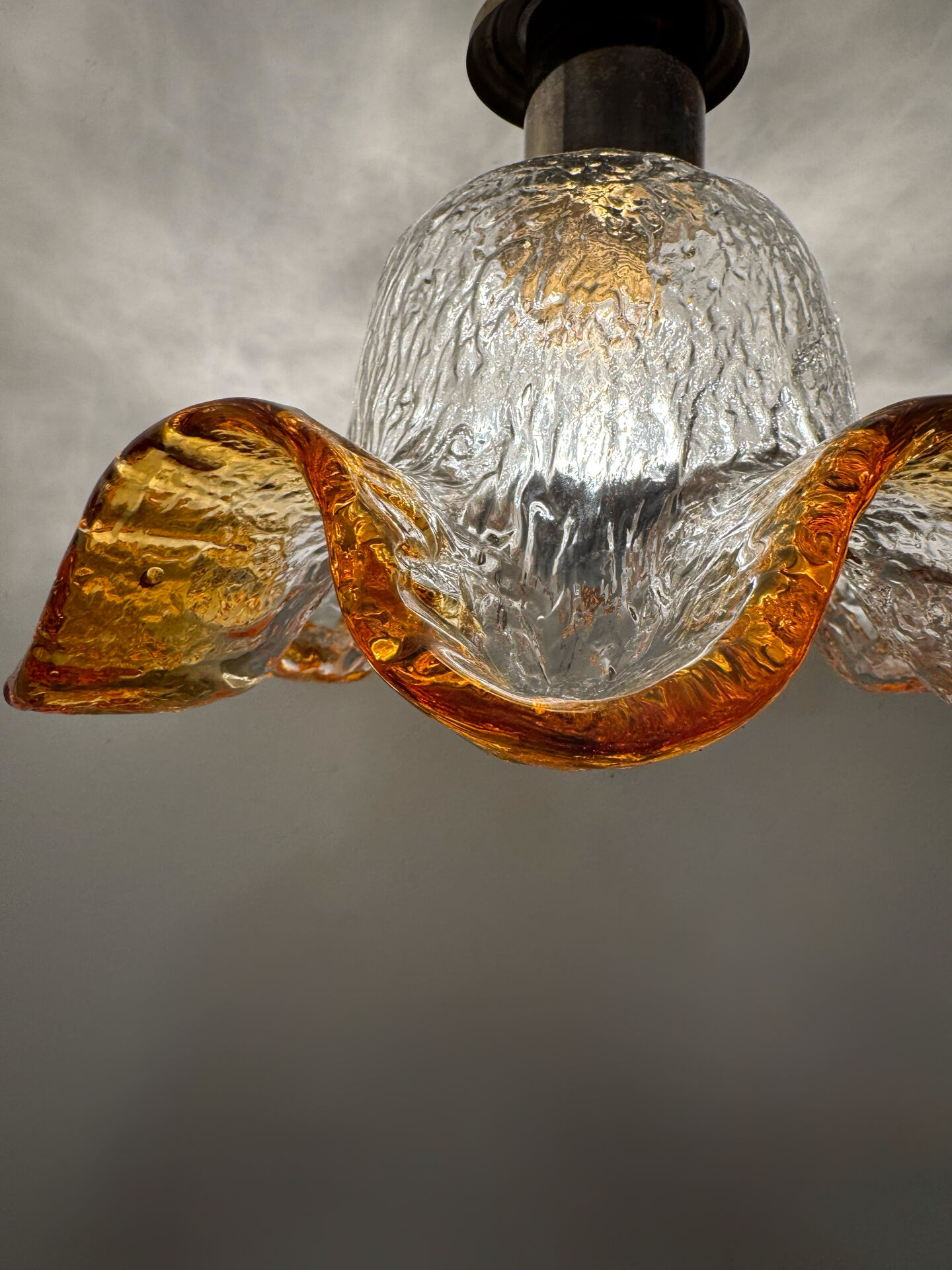 Murano glass chandelier from the 1970s.