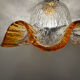 Murano glass chandelier from the 1970s.
