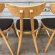 6 chairs model Banane stamped Lutherma 5 chairs model Banane stamped