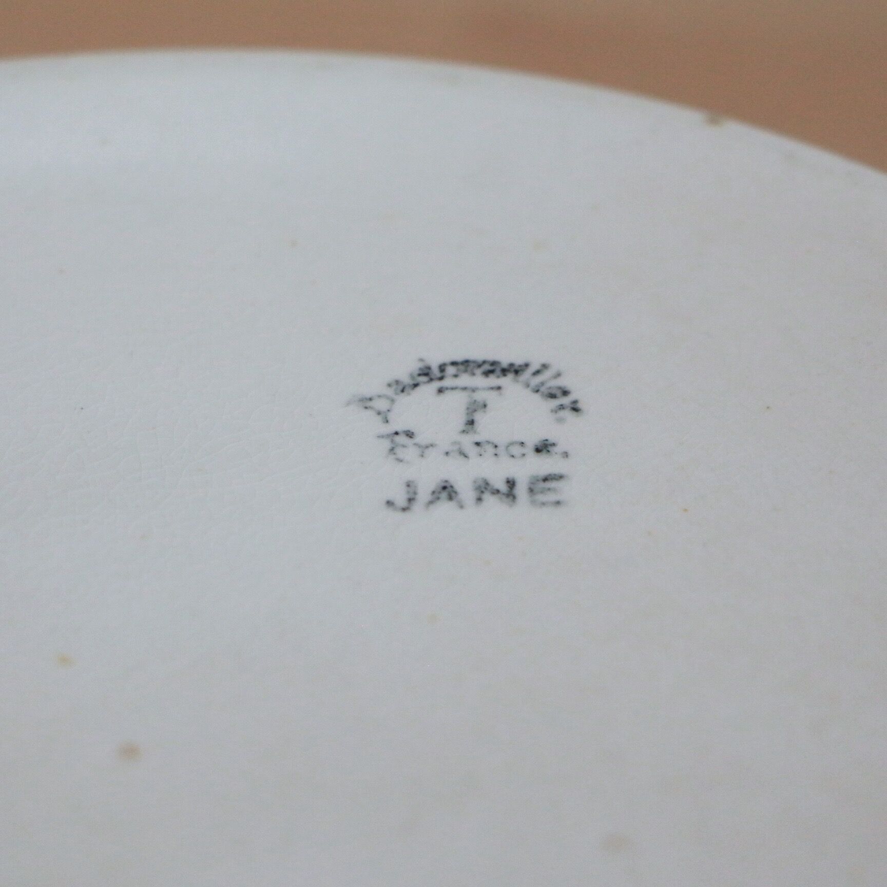 Saladier plat Jane Badonviller