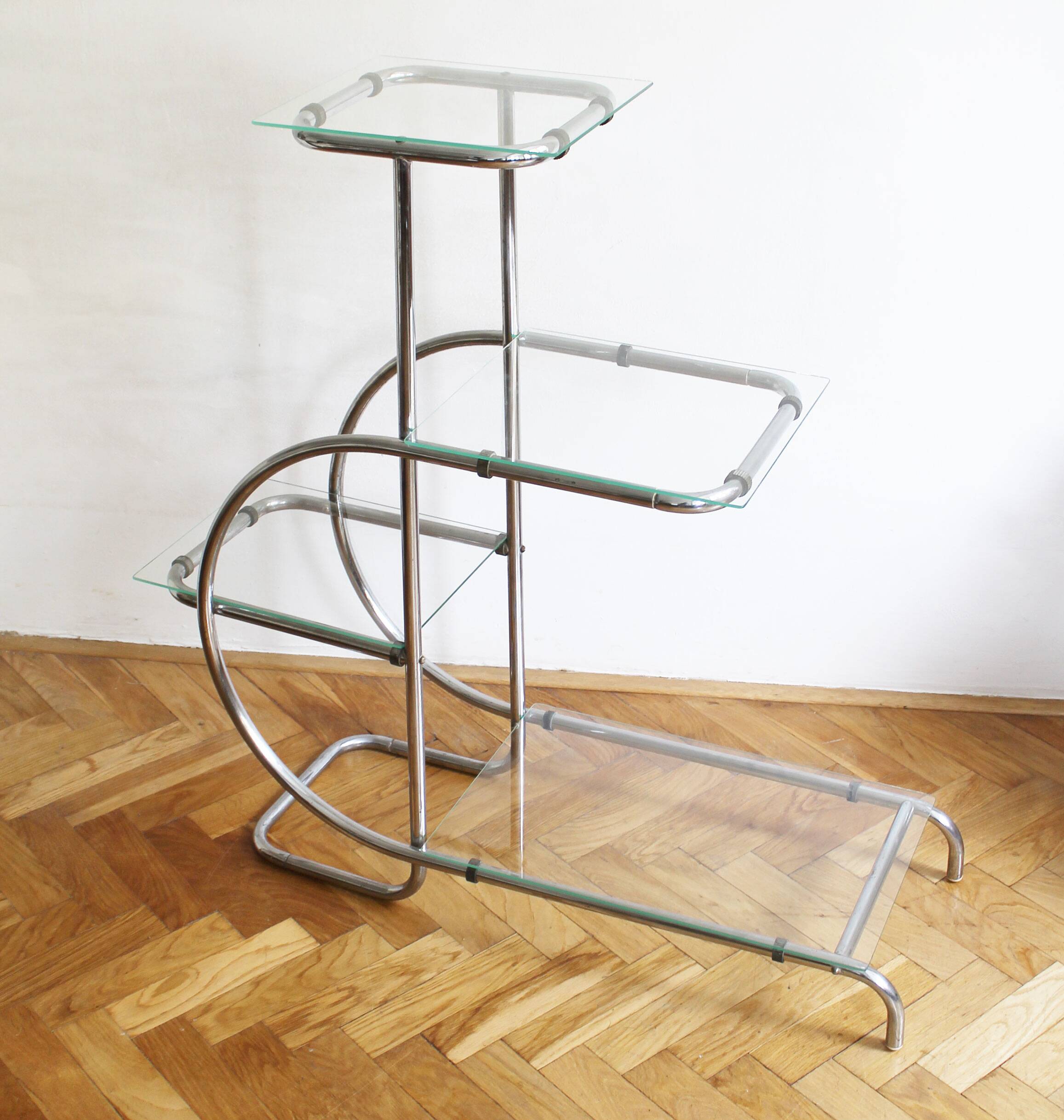 1930's Bauhaus Tubular Flower Stand