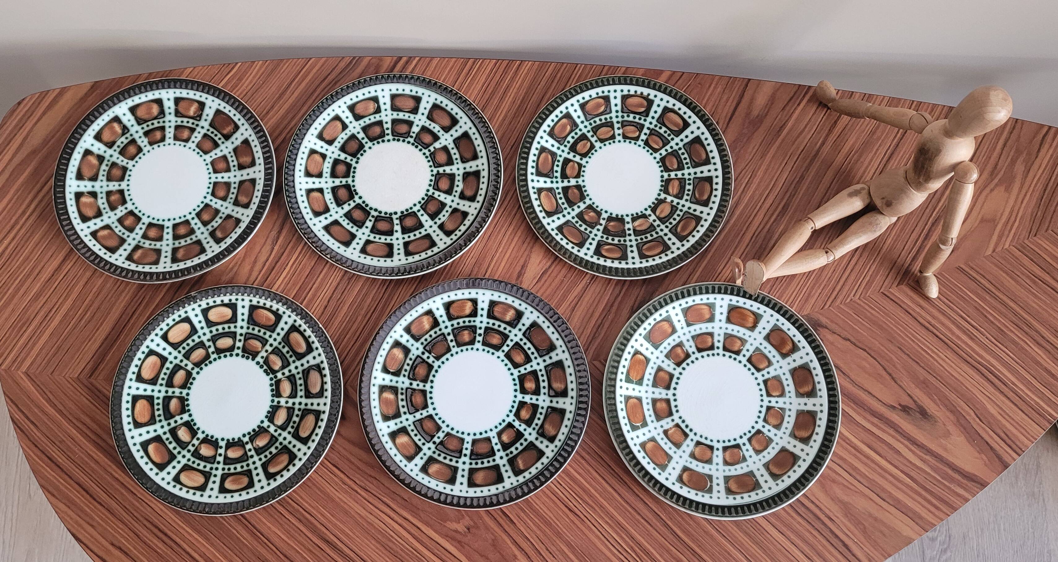 Set 6 assiettes Bernadette Boch