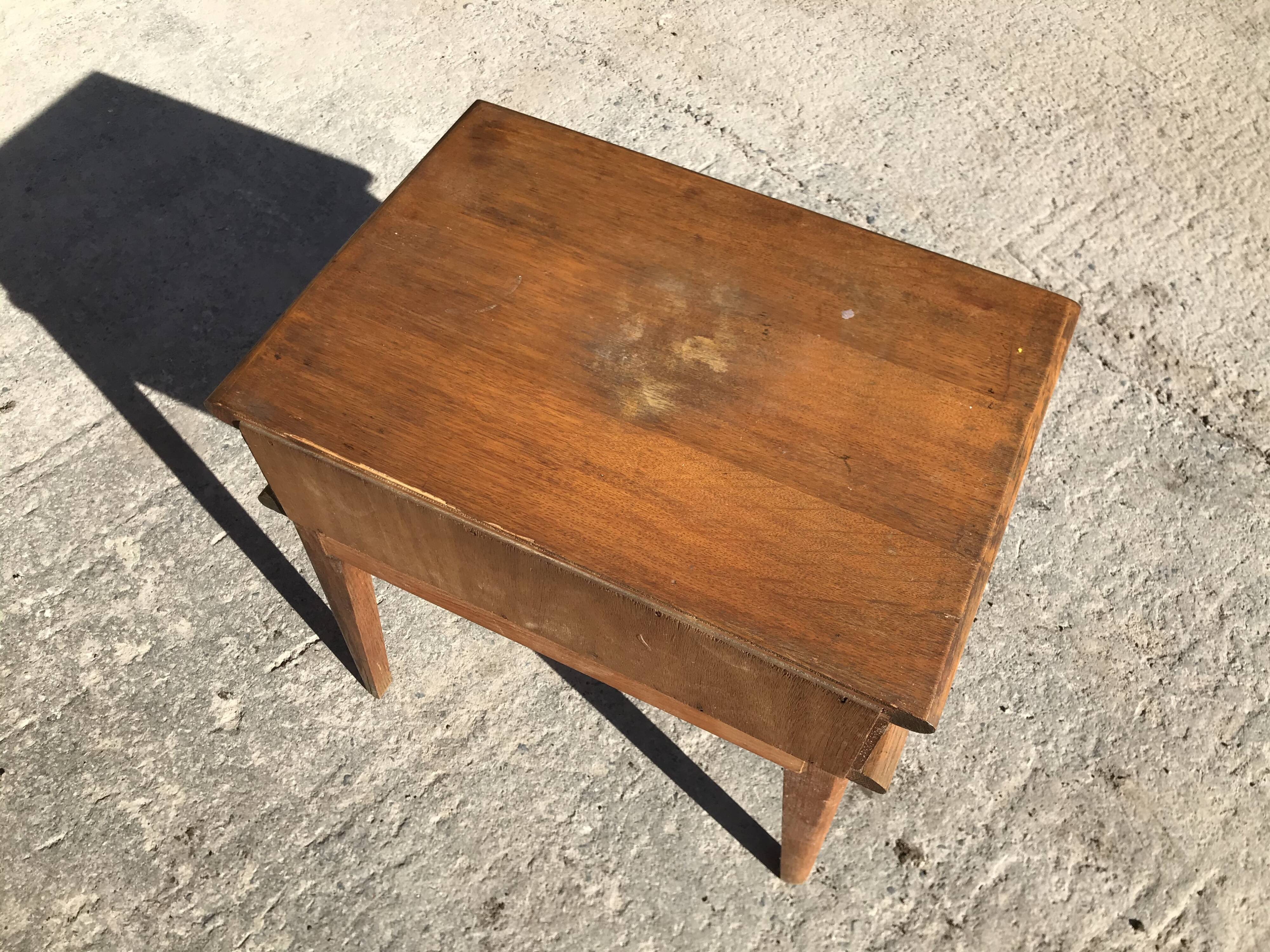 50's bedside table