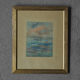 Frideborg Bryth, Gouache, 1961, Framed