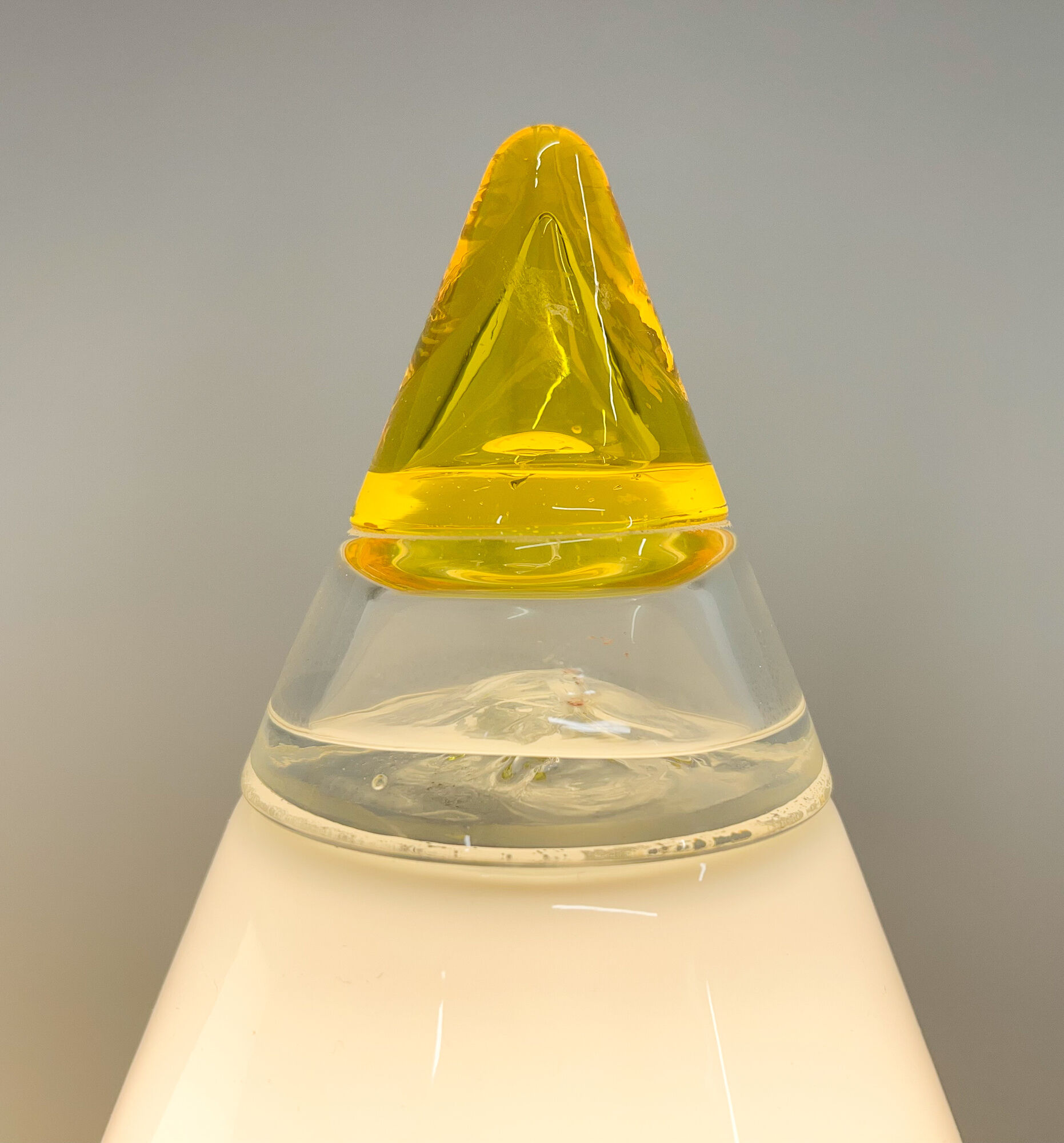 Pair of Vetri Murano table lamps by Giusto Toso, 1970's