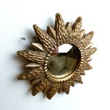 Vintage sunburst mirror, 1960s