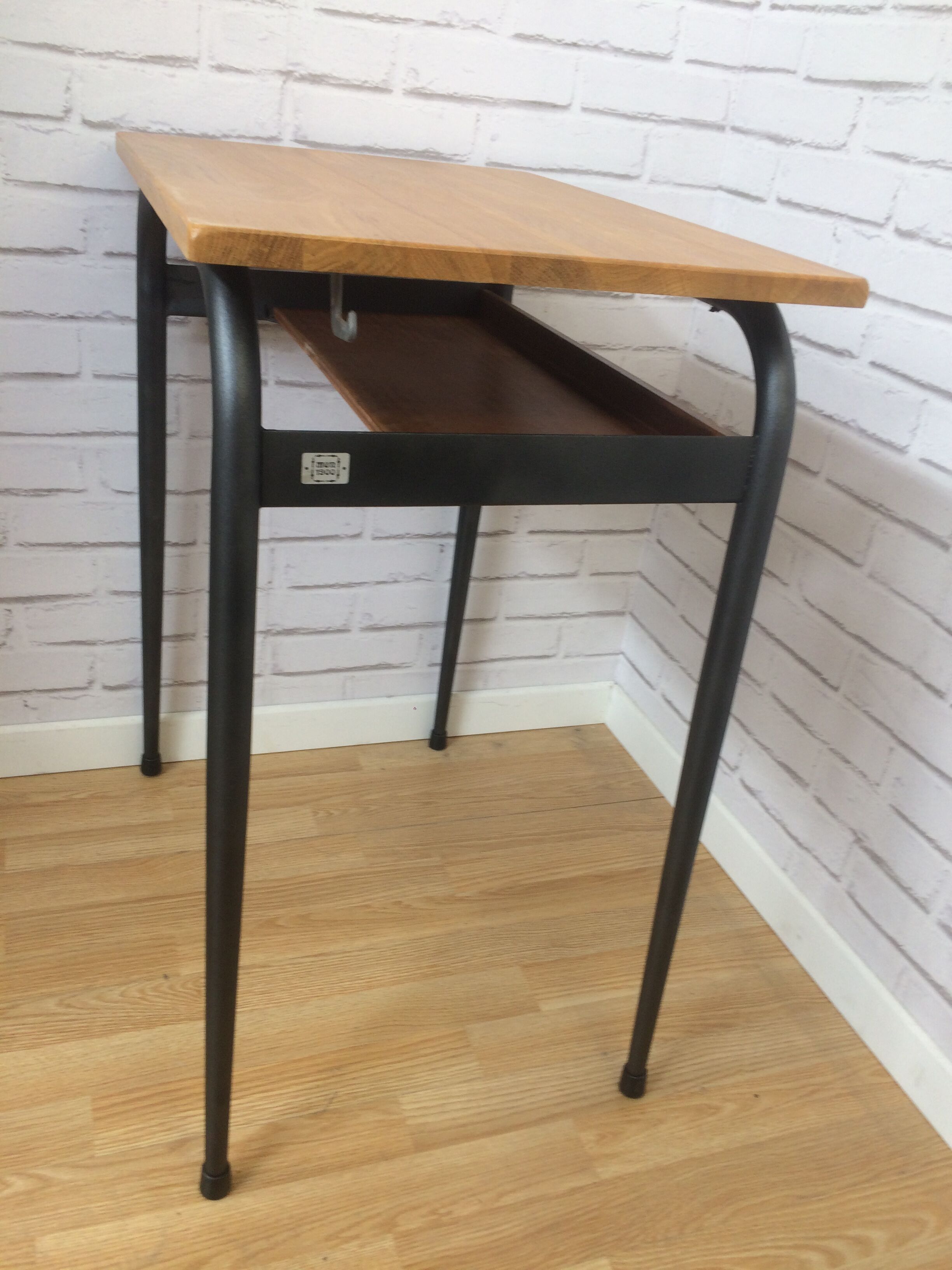 School desk and chair