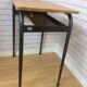 School desk and chair