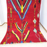 Moroccan carpet red 298x198cm