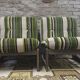 Pair of green armchairs 1970