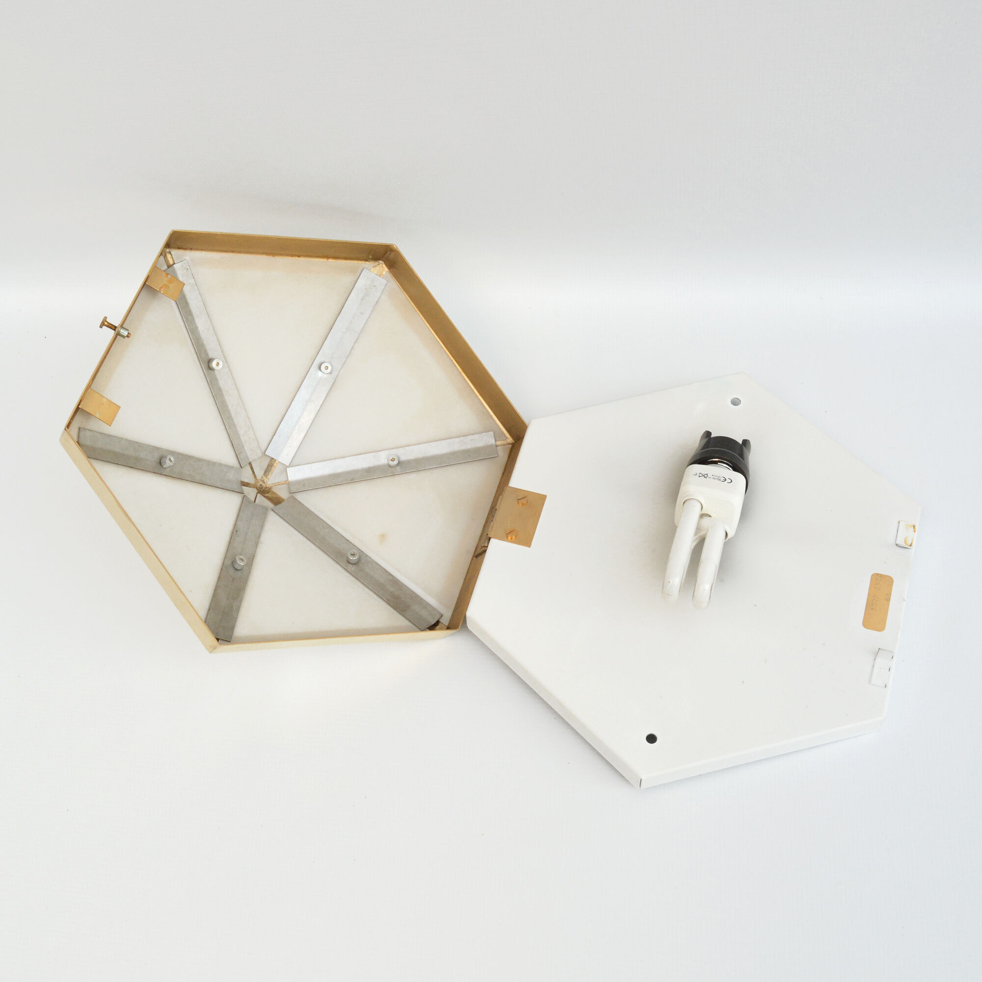 Ceiling lamp, designed by Ch. Ploderer, Vest Leuchten, Austria, 1970s