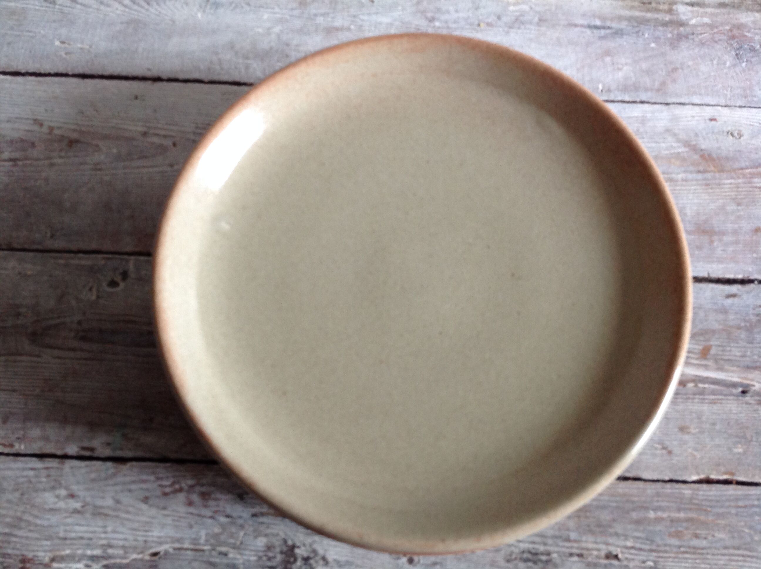 Lot of 5 sandstone dessert plates