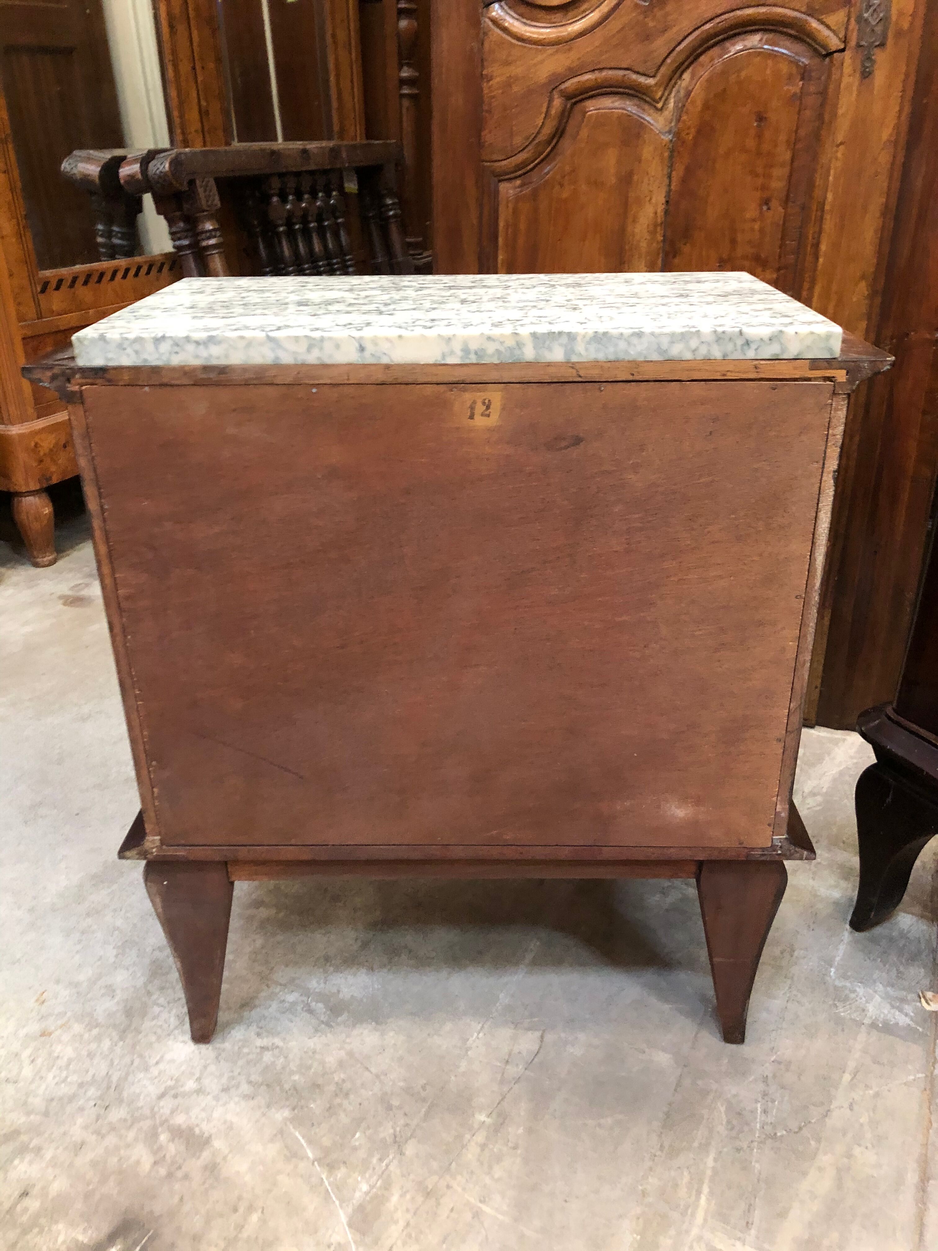 Pair of mahogany bedsides 1940s