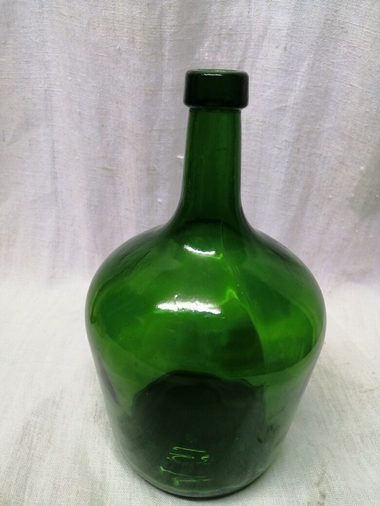 Dame jeanne verte lampe bonbonne bouteille