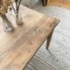 Farmhouse table with spindle legs in oak and pine, 2.5m