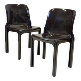 Pair of "Selene" chairs by Vico Magistretti for Artemide, Italy, 1970s