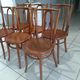 Suite de 6 chaises de bistrot vintage années 1960