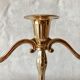 Candle holder chandelier gold 3 lights mayell ep on zinc england